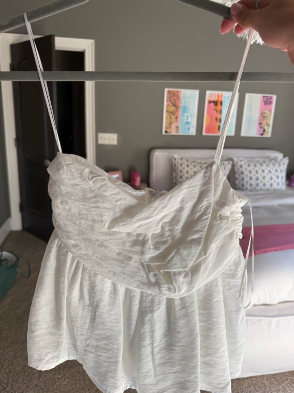 Perfect Stranger Peplum/Babydoll Top NWOT